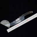 3633 Professional Chef Knife-Hand-Forged High Carbon Steel Boning Knife,Sharp Feather Blade,with Wooden Handle & Sheath