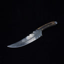 3633 Professional Chef Knife-Hand-Forged High Carbon Steel Boning Knife,Sharp Feather Blade,with Wooden Handle & Sheath