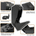 Wall-mounted fingerprint password pistol safe