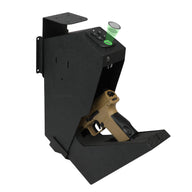 Wall-mounted fingerprint password pistol safe