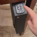 Wall-mounted fingerprint password pistol safe