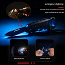 Portable Multifunctional Carabiner | Industrial EDC Mechanical Folding Outdoor Use Tool